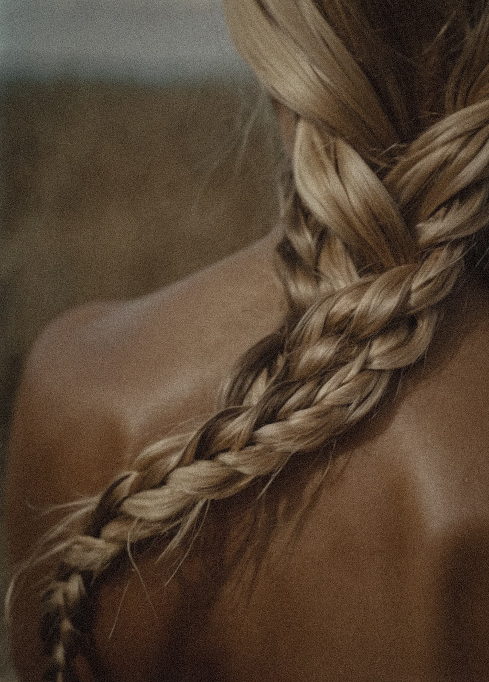 Golden braid texture detail